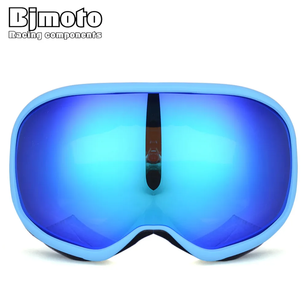 

BJMOTO Professional Ski Goggles Double Layers Lens Anti-fog UV400 Big Ski Glasses Skiing Snowboard Men Women Snow Goggles