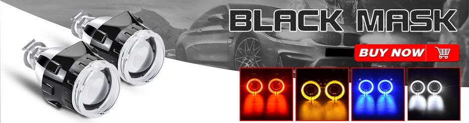 RACBOX 2,0 1,8 дюймов HID Bi Xenon мини-линзы для проектора для H4 H7, фары, линзы для автомобиля, модификация Hi/Low Beam, ксеноновые лампы H1