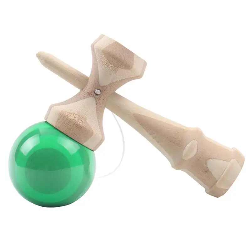 1 шт. 18 5 см профессиональная бамбуковая кендама мячи умелые Jumbo Kendama на открытом
