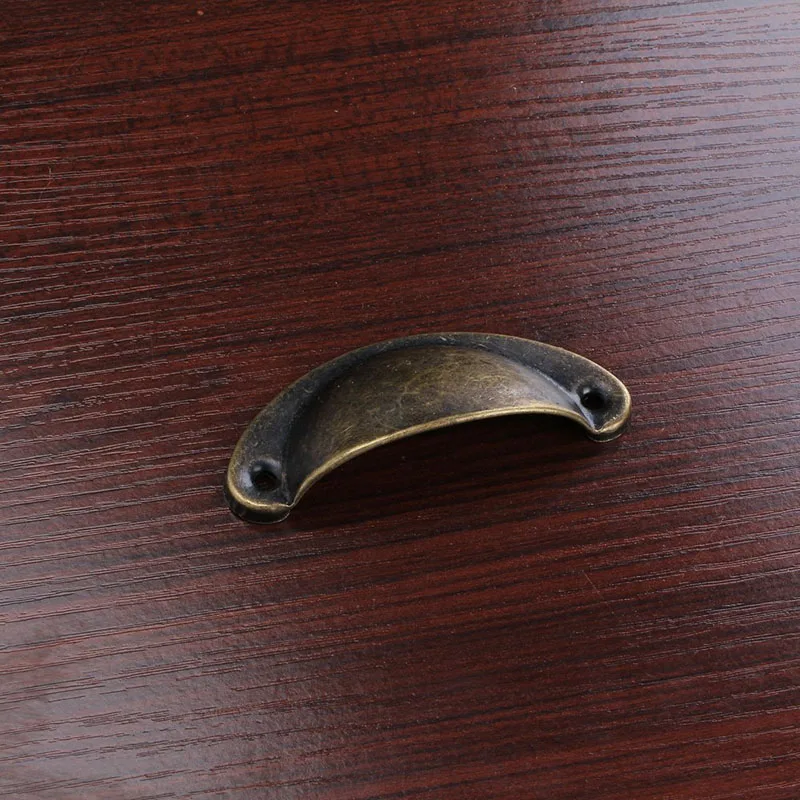 4Pcs Vintage Decorative Door Drawer Pull Handle Iron Semicircle Knob 81mm Dropshipping | Обустройство дома