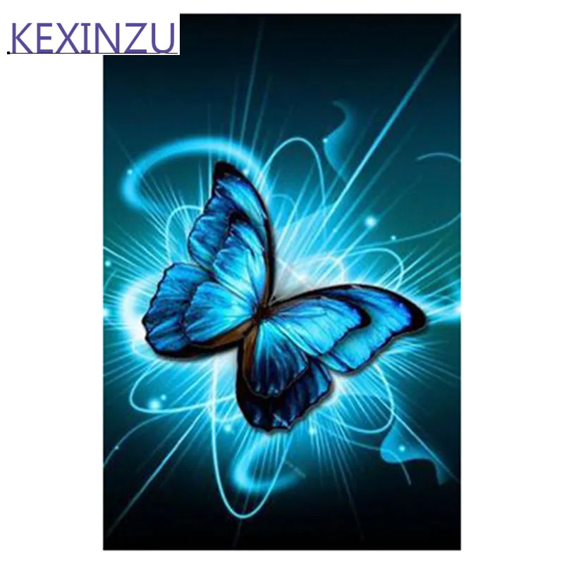 Kexinzu 5D полноразмерная квадратная круглая алмазная живопись вышивка крестиком