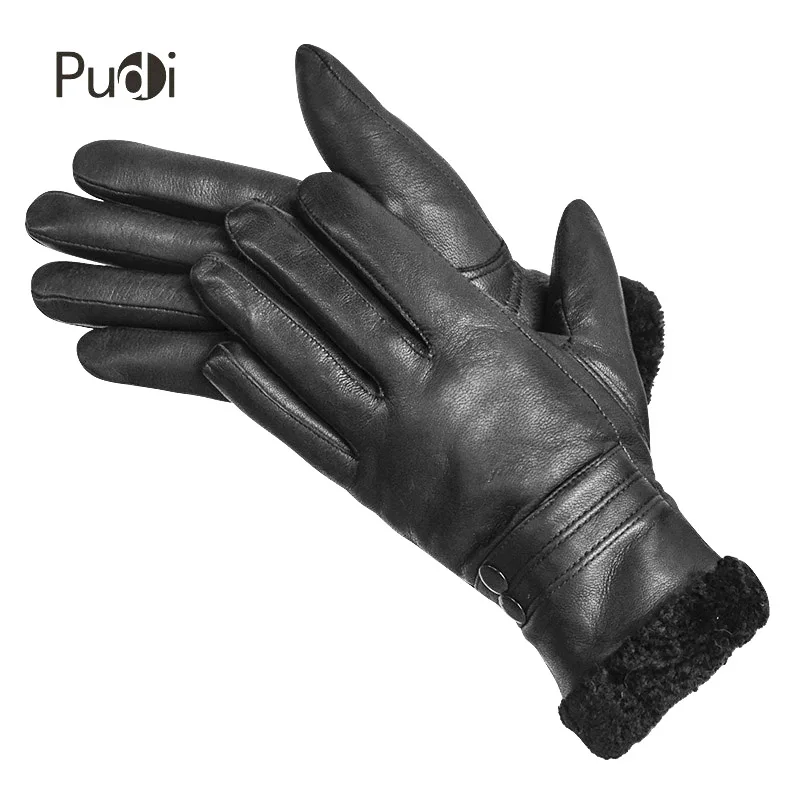 PUDI GL841W женские перчатки из натуральной овечьей кожи зимние модные кожи|Женские