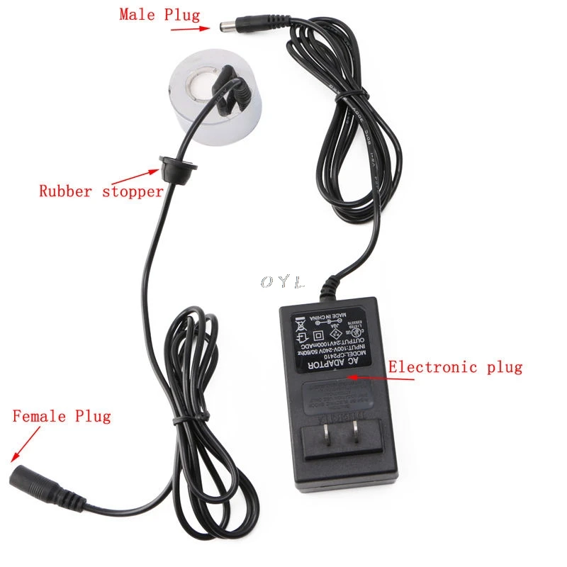 

Without Lights For Humidifier Ultrasonic Mist Maker 24V Nebulizer Atomizer Head