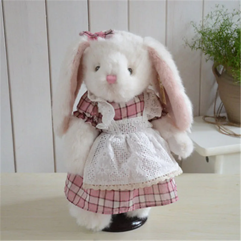 Lovely Bunny Rabbit Plush Toys Soft Sleeping Comfort Peluche Dolls Gift for Baby Kids Lovers High Quality 35cm | Игрушки и хобби