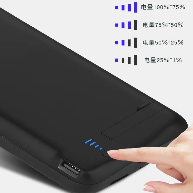 Чехол с аккумулятором на 6500 мА · ч для Huawei Honor 8x чехол зарядным устройством USB