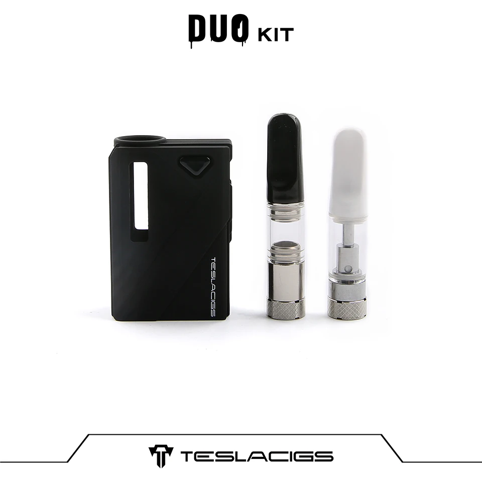 Оригинальный Tesla Mini DUO CBD набор восковой со встроенным аккумулятором 500 мАч с