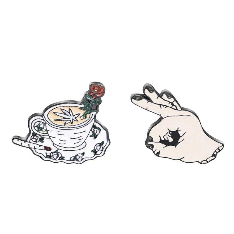 Все в порядке! Знак пальца руки эмалированные шпильки ок сигнальные значки