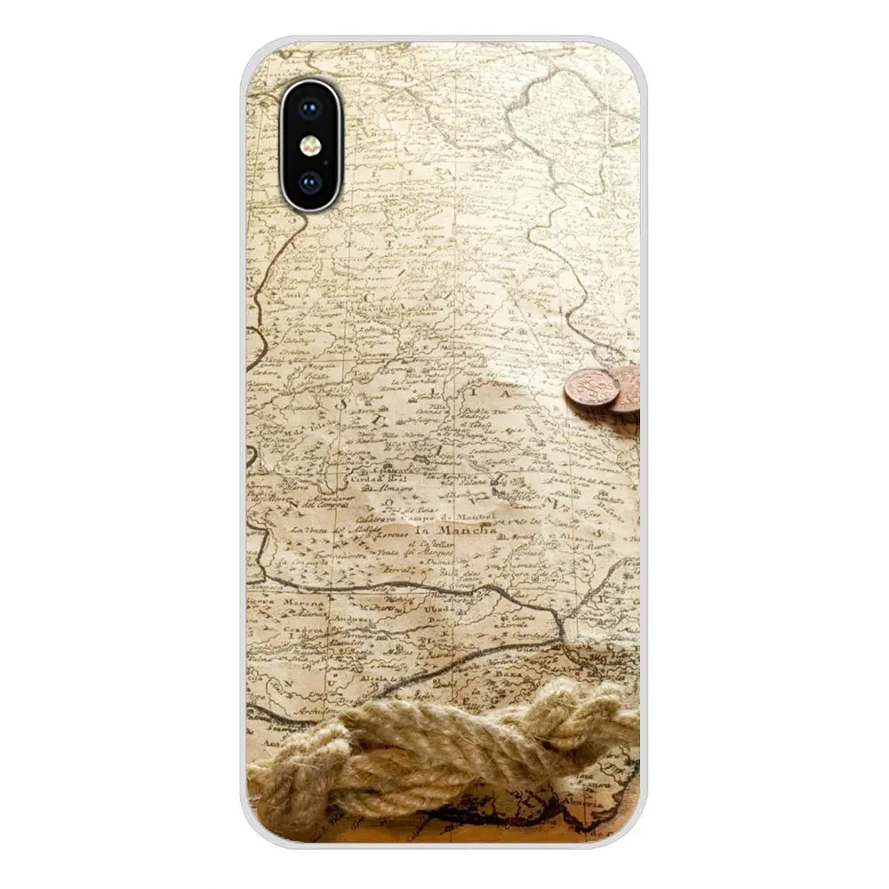 World Map Travel Just Go Accessories Phone Cases Covers For Xiaomi Redmi 4A S2 Note 3 3S 4 4X 5 Plus 6 7 6A Pro Pocophone F1 | Мобильные