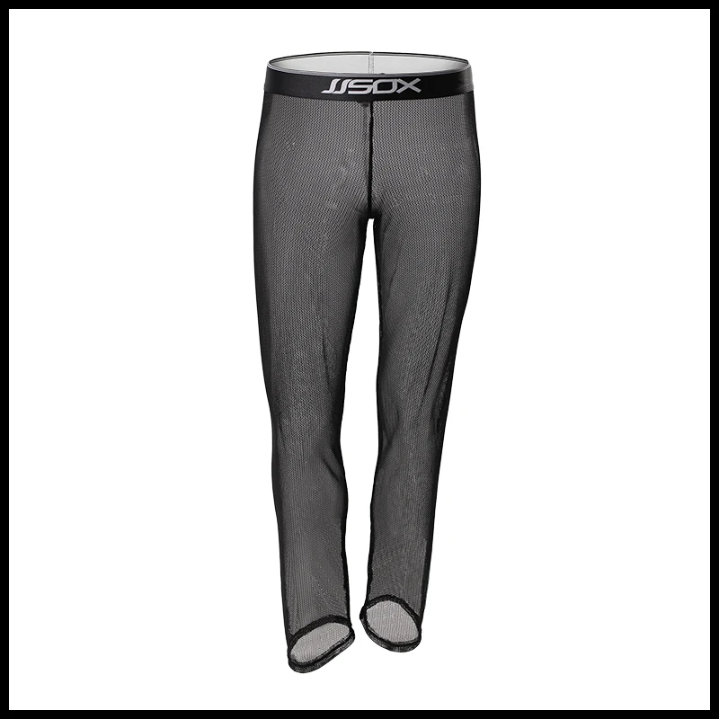 Мужская пижама с сеточкой модные эластичные дышащие прозрачные забавные штаны