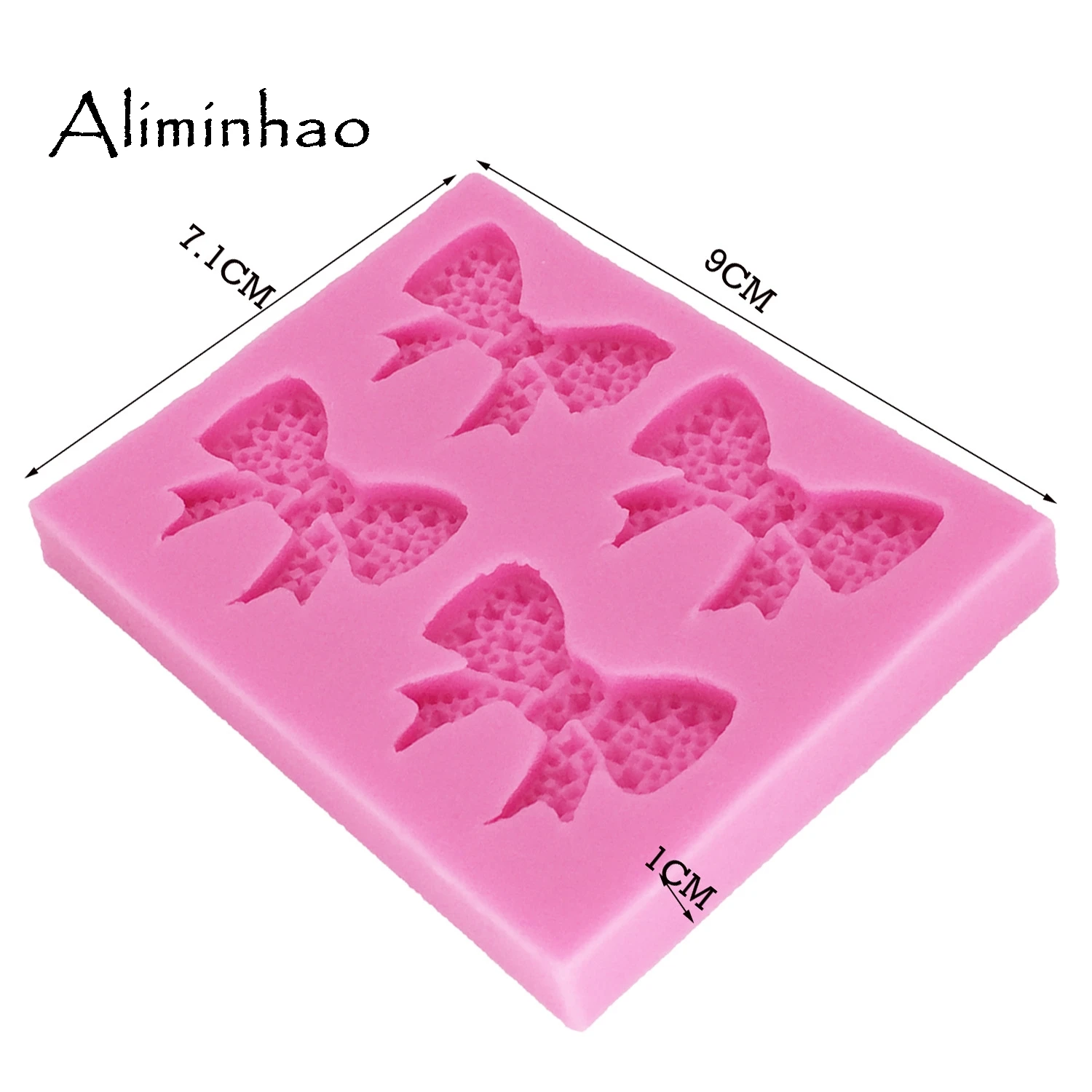 B0350 драгоценный камень лук DIY шоколадные силиконовые формы инструменты для