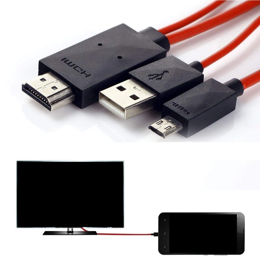 1080/720 P ТВ HDMI AV Кабель адаптер Шнур литьё зеркала для samsung s4/s3/s5 смарт чехол