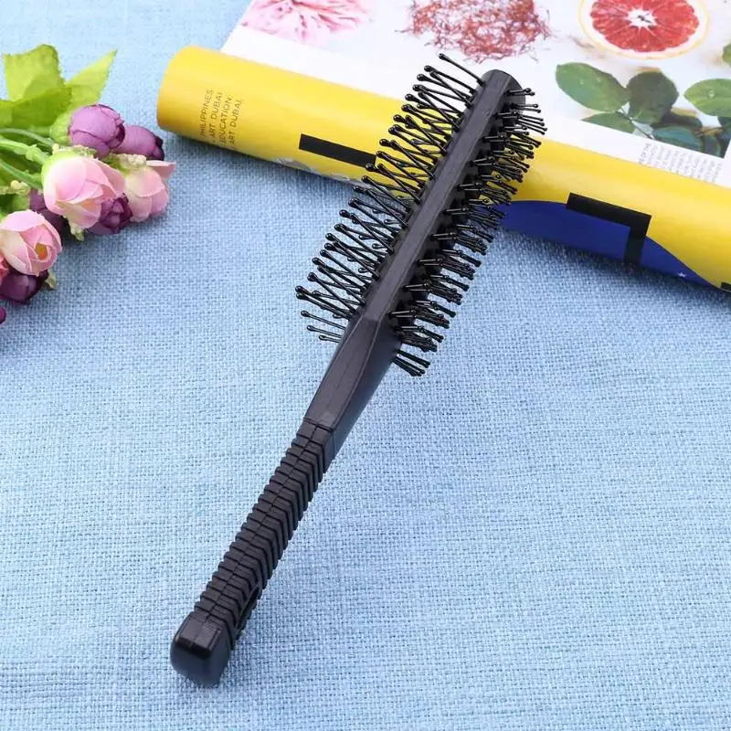 Жокстайл двухсторонний массажный гребень черные пластиковые