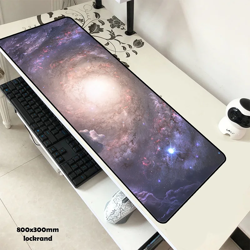 Galaxy коврик для мыши гелевый 80x30 см Коврик красивый компьютерный игровой геймер