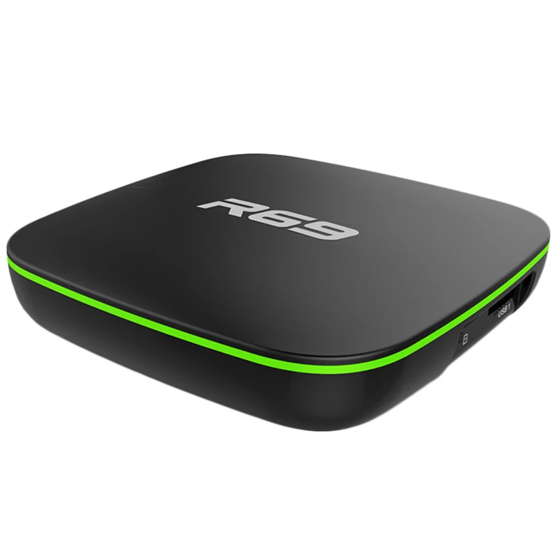 R69 Smart Android 7 1 ТВ-приставка 2 4G Wifi H3 четырехъядерный телеприставка 1080P Hd 3D видео