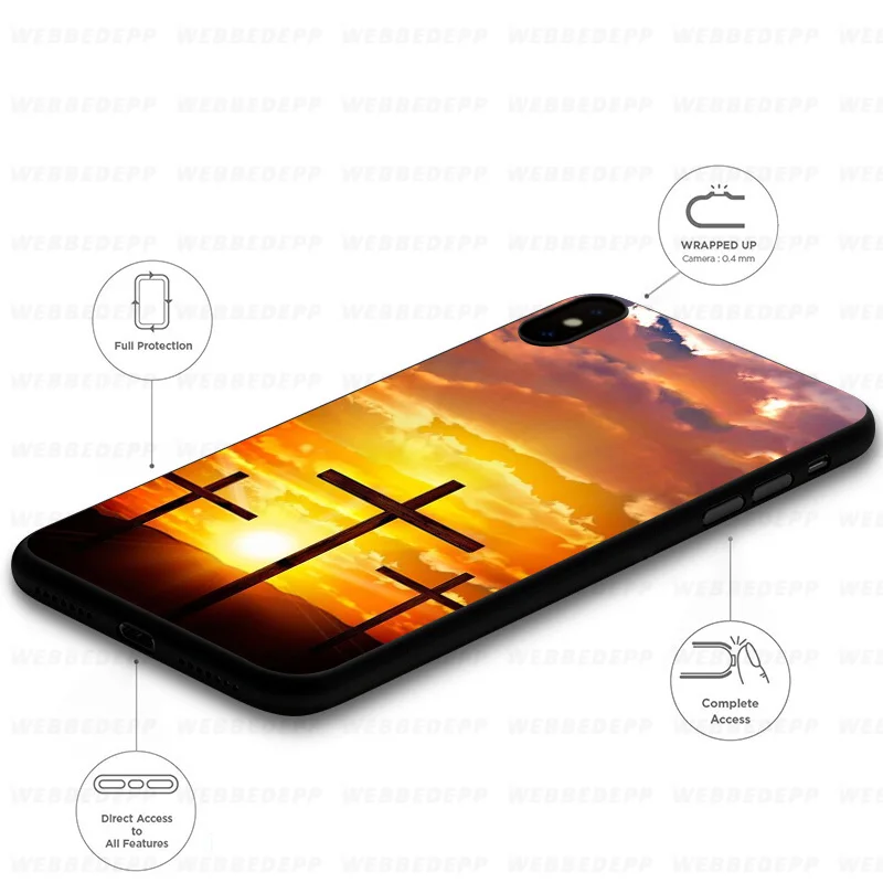 Christian Jesus The Cross Soft Case for Samsung Galaxy S10 S10e S9 S8 Plus S7 S6 Edge &amp J6 2018 Note 10 9 8 |
