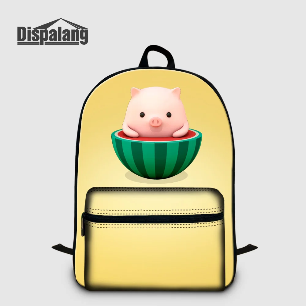 Dispalang розовый рюкзак для ноутбука с рисунком кошки для женщин, повседневный рюкзак с изображением животных, холщовые школьные сумки для студентов колледжа, женские сумки - Цвет: Backpack30