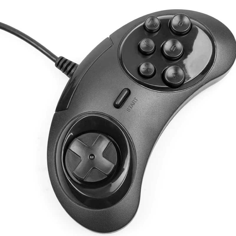 Игровой контроллер SEGA 6 кнопок USB геймпад для ПК MAC Mega Drive 2019 | Электроника
