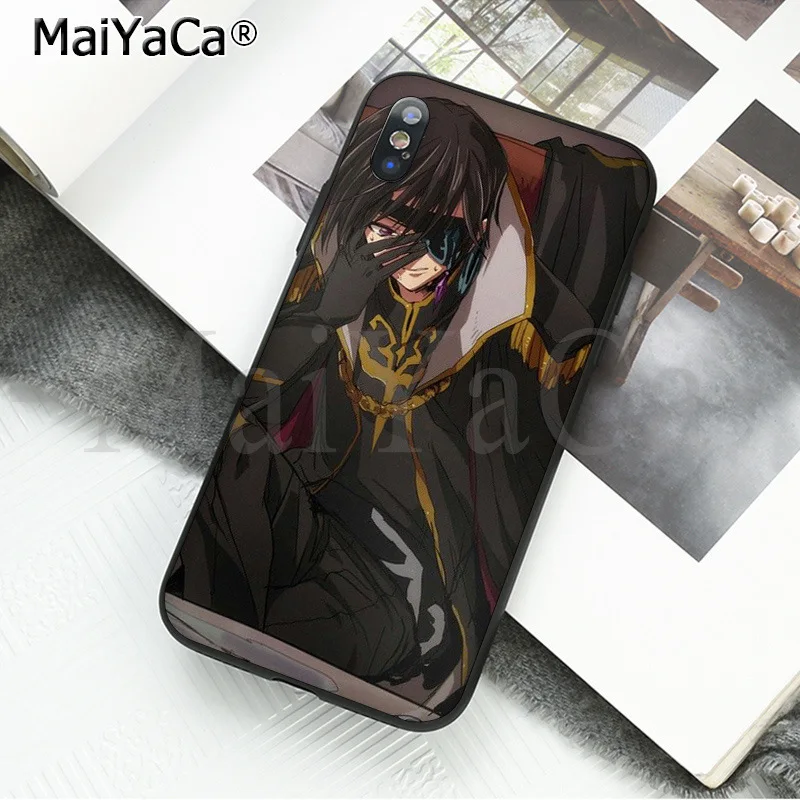 A5 MaiYaCa код Geass Coque Оболочка Чехол для телефона для iPhone X XS MAX 6 6S 7 7plus 8 8Plus 5 5S XR - Цвет: A5