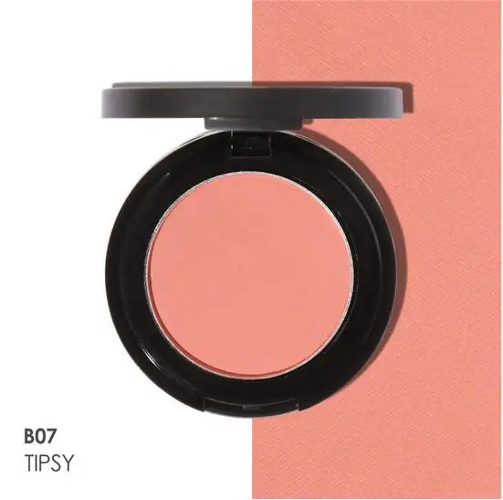 07 tipsy FOCALLURE 11 цветов лица минеральный пигмент Румяна Пудра, бронзер Cosmestics профессиональная палитра румяна Контурные тени 1 шт - Цвет: 07 tipsy