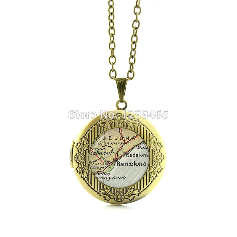 2017 колье коллекция Барселона ювелирные изделия с дизайном карта для отдыха серии