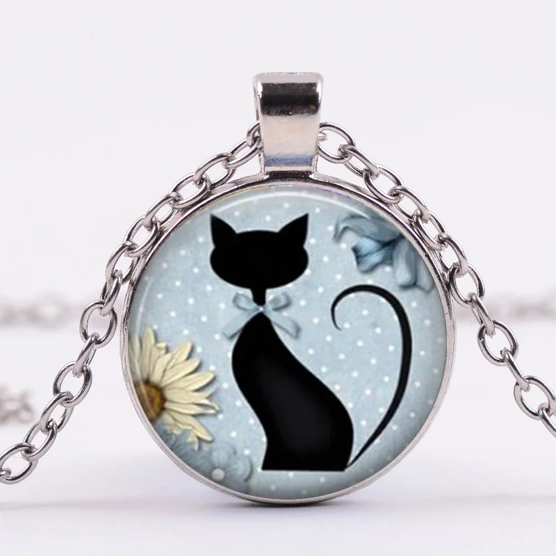 SONGDA европейский бренд Стиль элегантный черный Кот ожерелье для женщин Lover