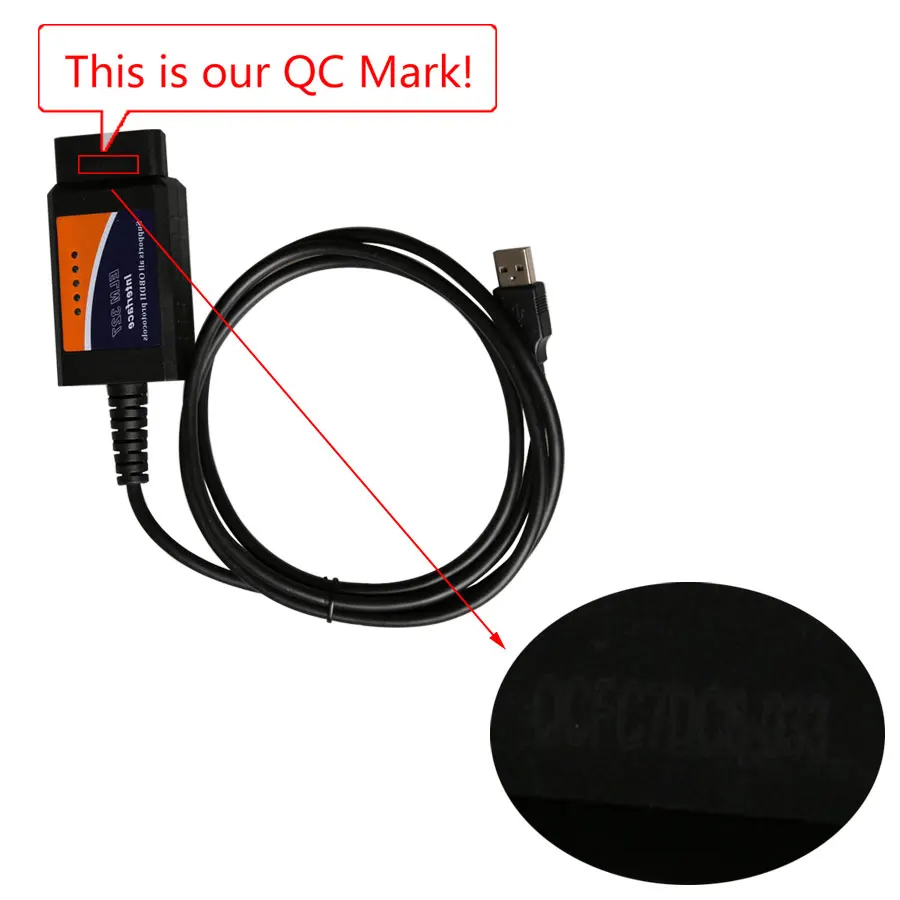 ELM327 V2.1 сканер Программное обеспечение USB пластик с чипом FT232RL|v2.1 elm327|chip scannerelm327 usb