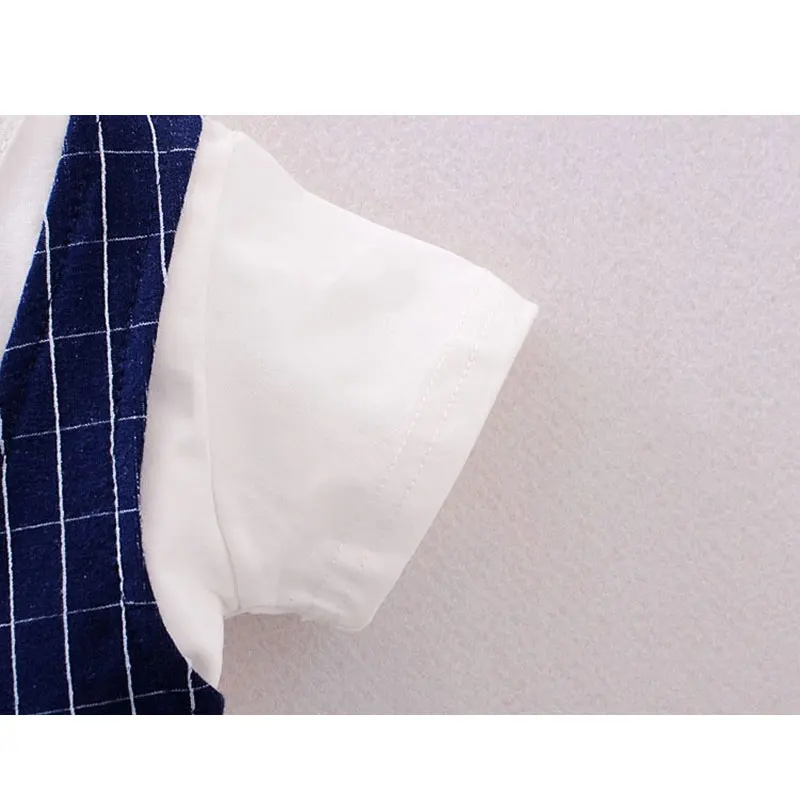Formal Clothing Sets For Newborn 1 Year Birthday Party Clothes Children's Cotton Cloth Outerwear Infant Suits Bow T-shirt+Pant |