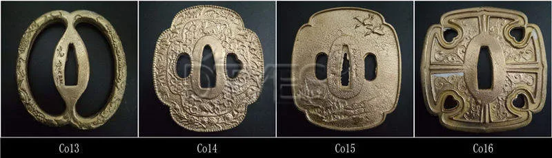 Высокое качество японские аксессуары для мечей Tsuba медная защита меч фитинги для Катана вакизаши Танто Co01-Co16