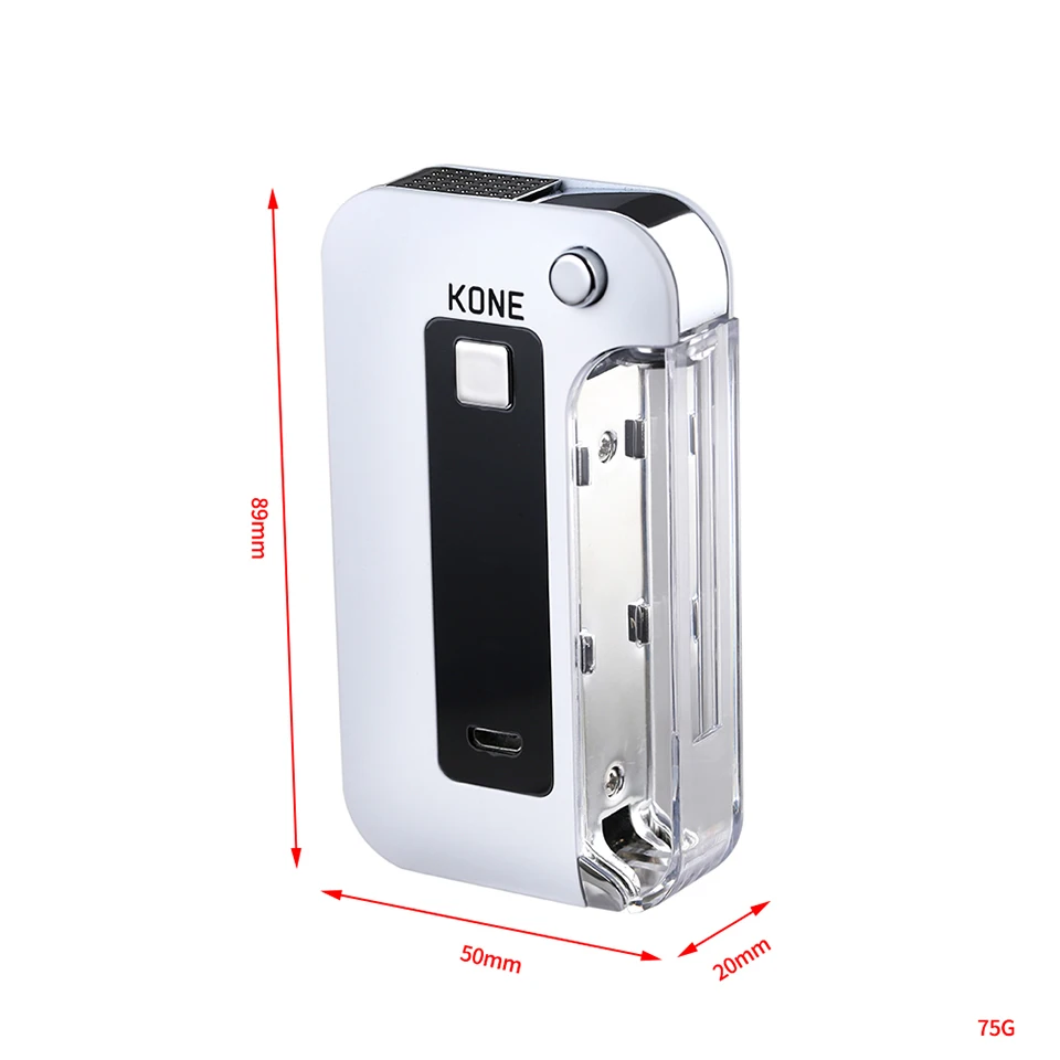 Оригинальный мод LTQ VAPOR Kone Box 900 мАч с аккумулятором CBD 510 испаритель переменного