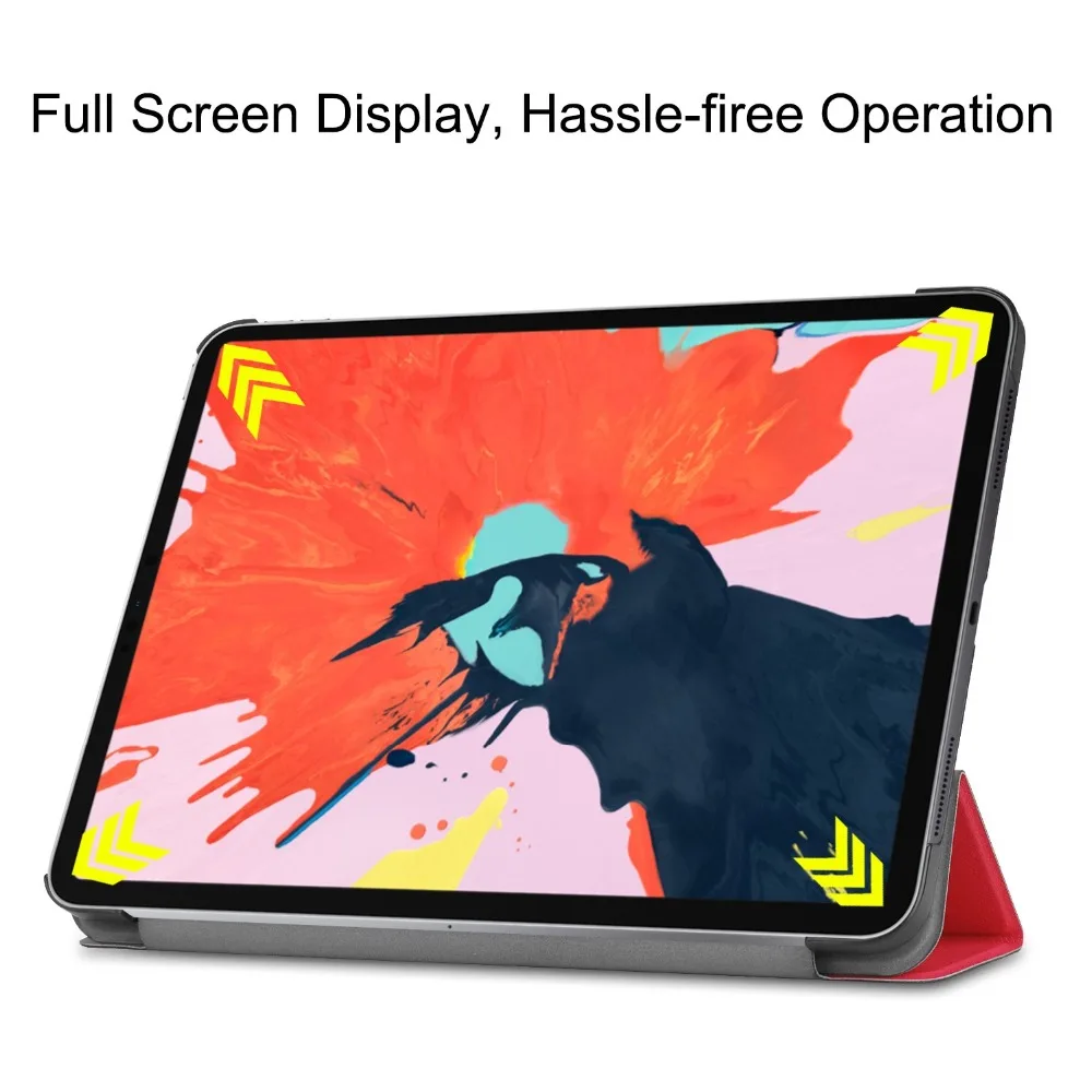 Чехол подставка из искусственной кожи для iPad Pro 12 9 Умный Магнитный чехол нового