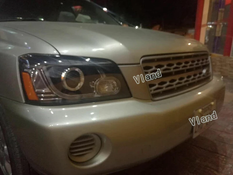 Светодиодная лента фары 2001-2007 год для TOYOTA Highlander светодиодная… для Kluger фары с H7 ксеноновые линзы с DRL
