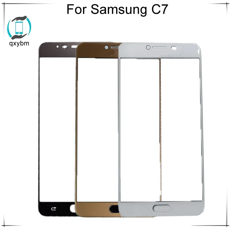 5 7 дюймов для Samsung Galaxy C7 C7000 Передняя панель объектива внешнее стекло без ЖК