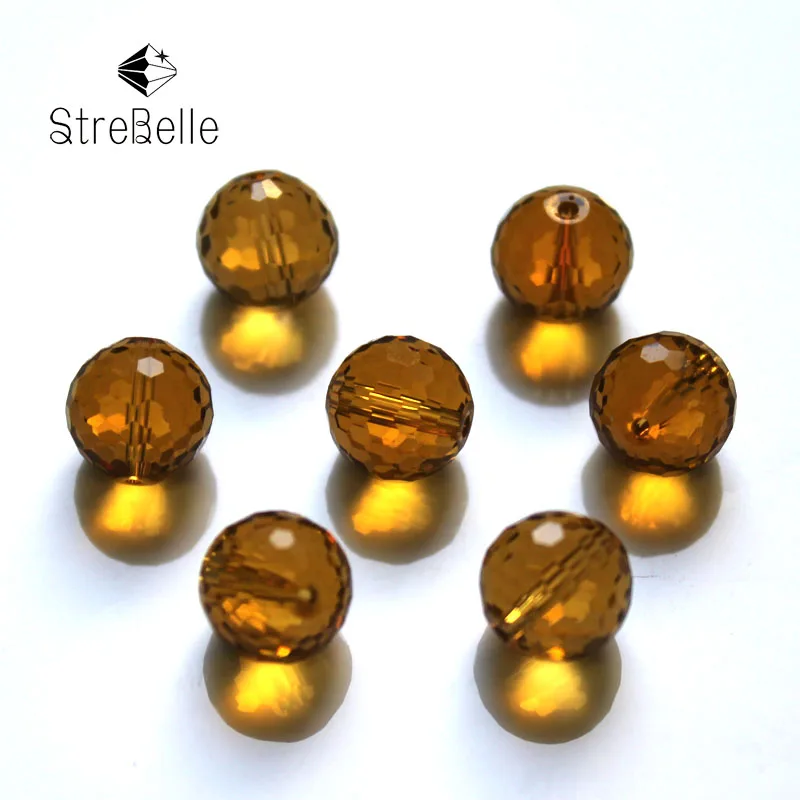 

50pcs Multi Color Round 10mm AAA Austria Crystal Beads Loose Spacer Bead for DIY Jewelry Making