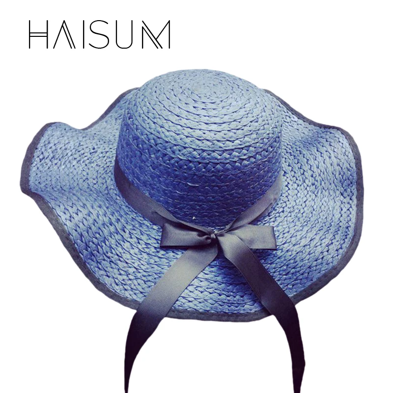 2018 настоящая летняя шапка Sombrero Haisum новая Корейская большая шляпа с полями