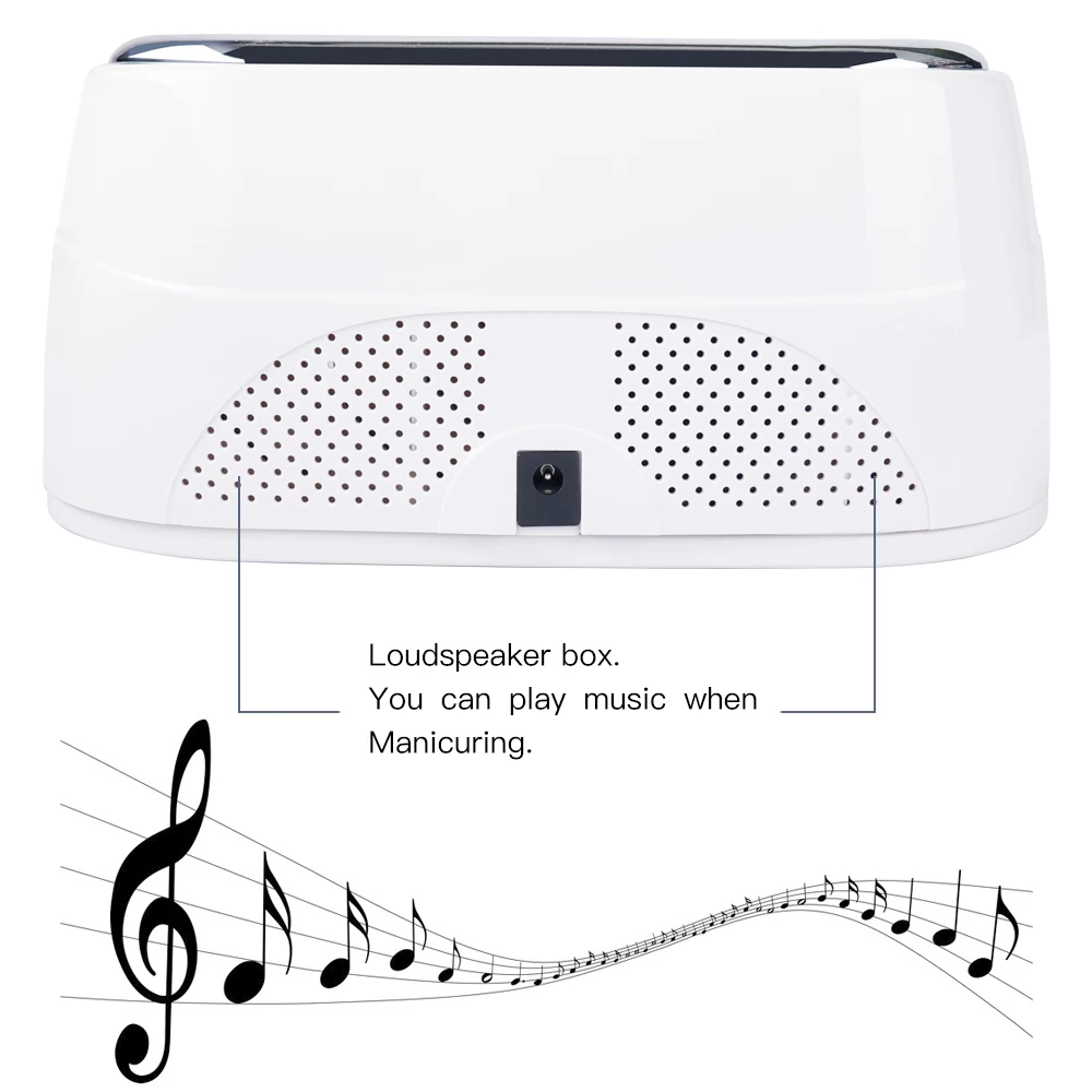Новая Bluetooth УФ светодиодная лампа для сушки ногтей громкоговоритель настройка