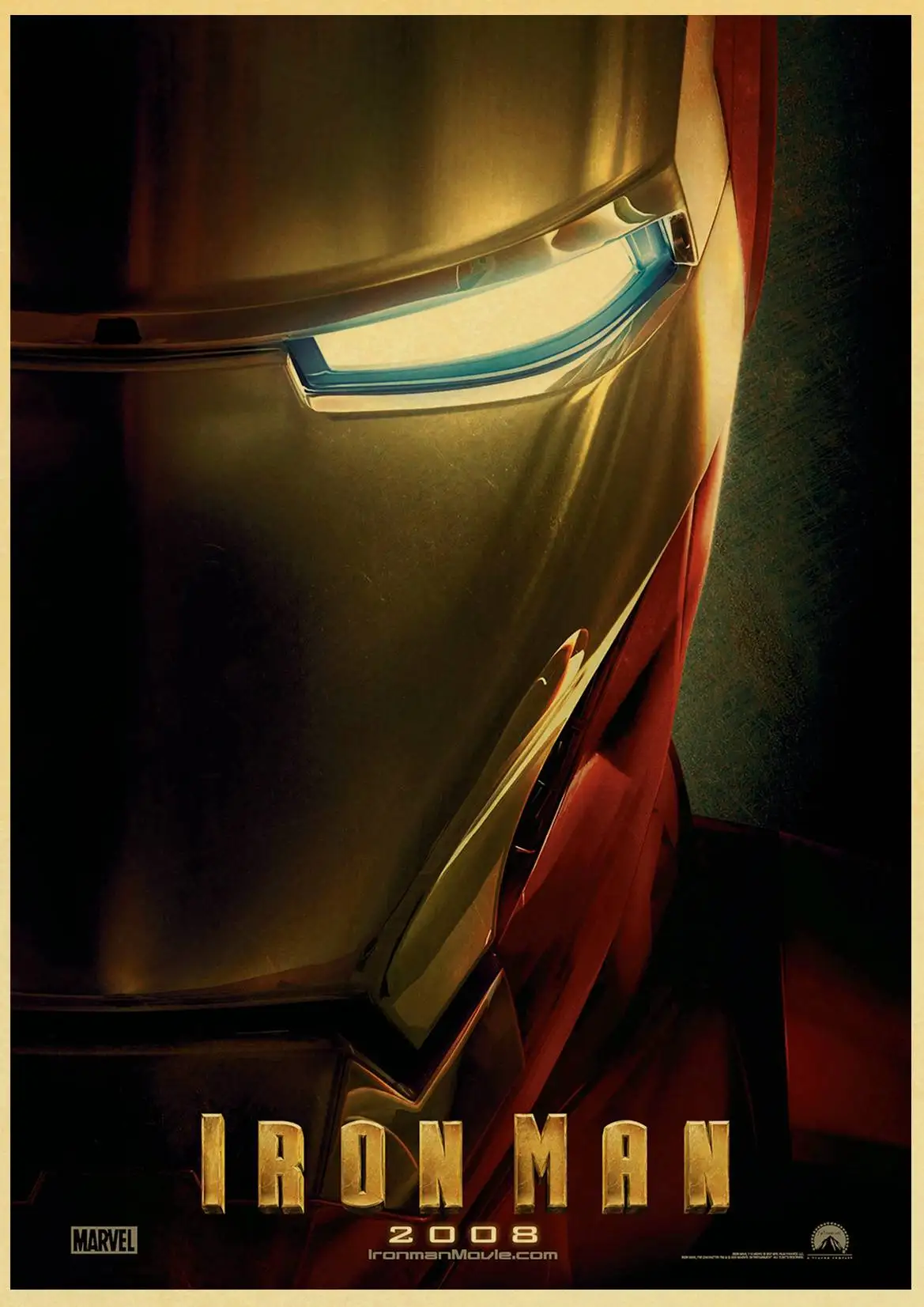Marvel Comics Железный человек плакат хорошее качество картина ретропостер крафт-бумага на стену для дома и бара Декор/наклейки - Цвет: W010