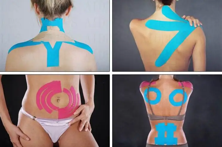 

6 Pcs 2.5cm X 5m Sports Kinesiology Tape Roll Cotton Elastic Muscle Stickers Adhesive Bandage Strain Injury Support