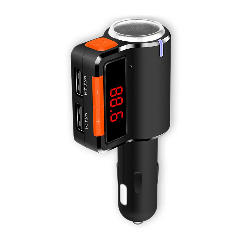 Автомобильный Bluetooth fm передатчик с громкой связью двойной USB Автомобильное