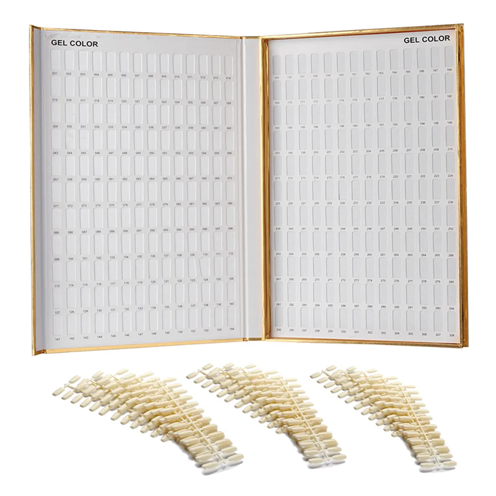 Набор из 10 штук золотых лаков для ногтей 308 цветов набор инструментов дизайна