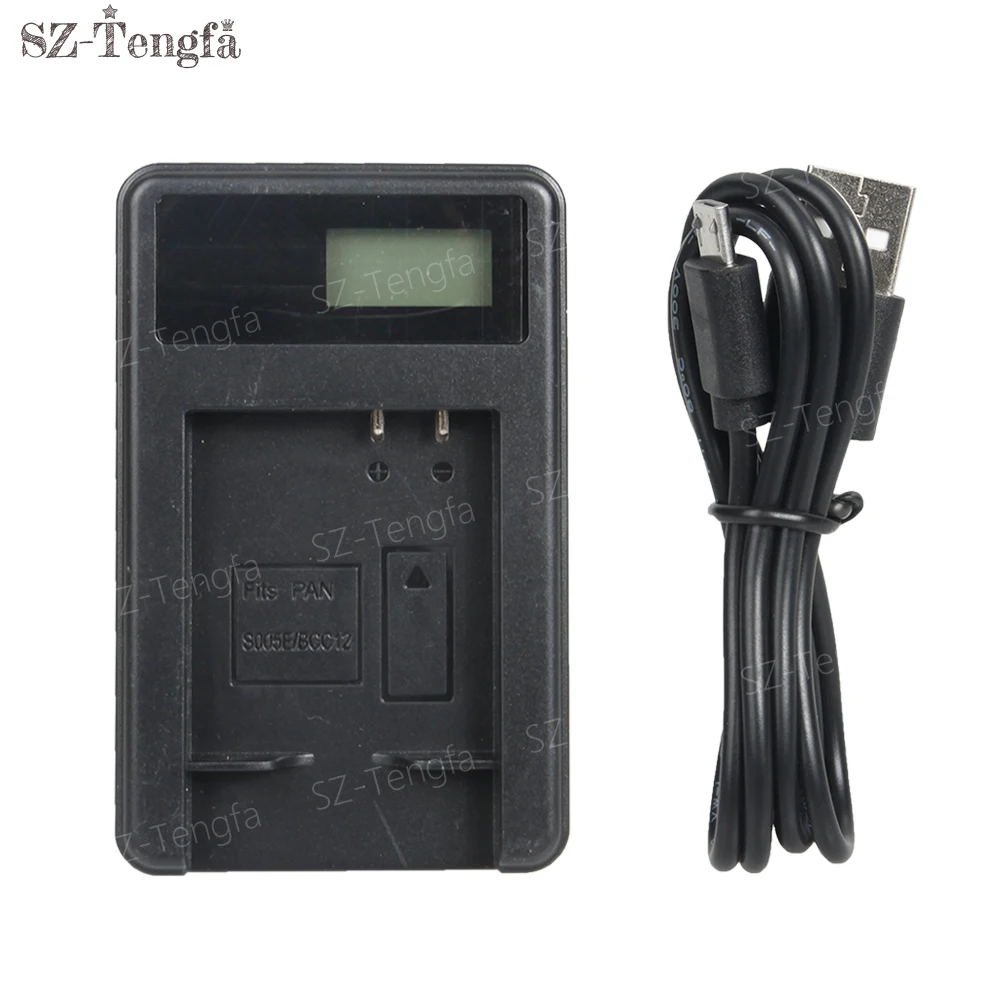 LCD USB кабель зарядное устройство S005E для камеры PANASONIC Lumix DMC FX12 FX50 FX100 FX150|charger charger|lcd