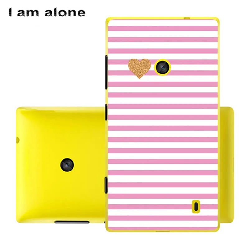 Чехлы для телефонов I am alone для microsoft Nokia Lumia 520 4,0 дюйма, мягкий ТПУ мобильный Модный Цветной чехол для Nokia 520