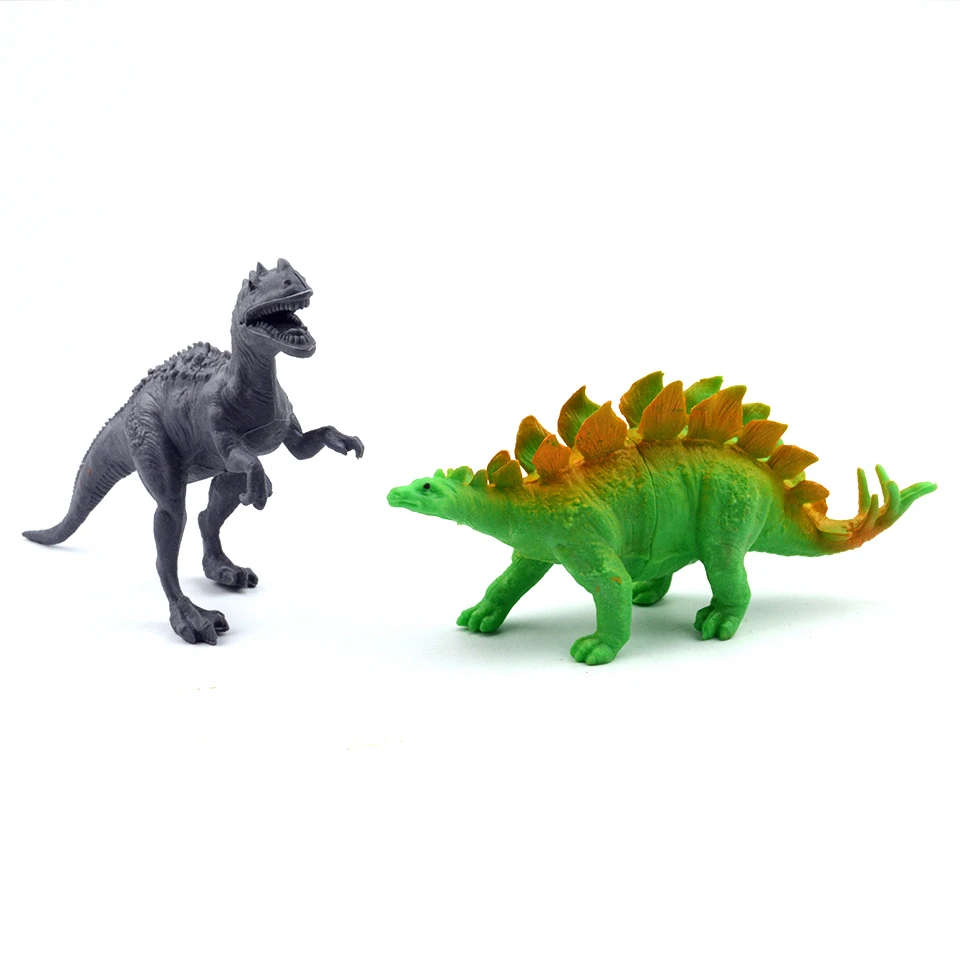 Новый мир Юрского парк 8 шт. тираннозавр рекс Triceratops динозавры Пластик игрушка