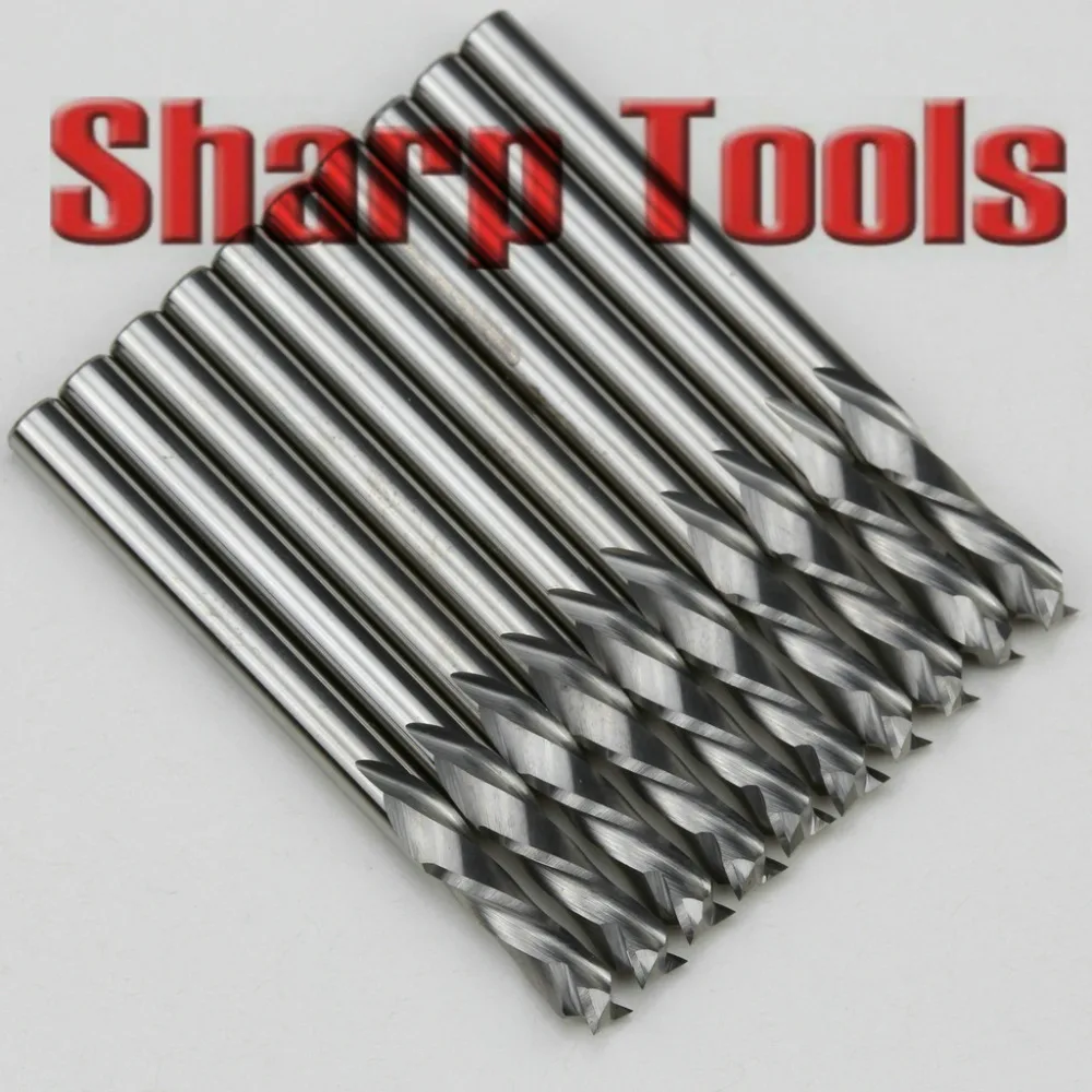 Концевая фреза с двумя канавками 3 175 мм 1 шт.