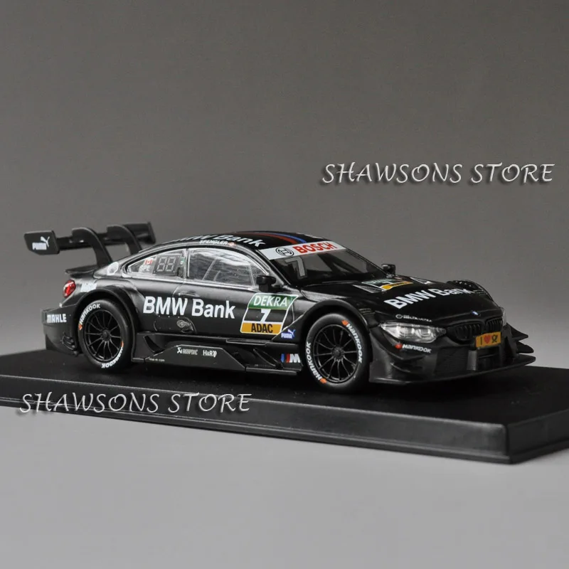 Литая модель автомобиля игрушки 1:43 M4 DTM картина гоночной команды реплики