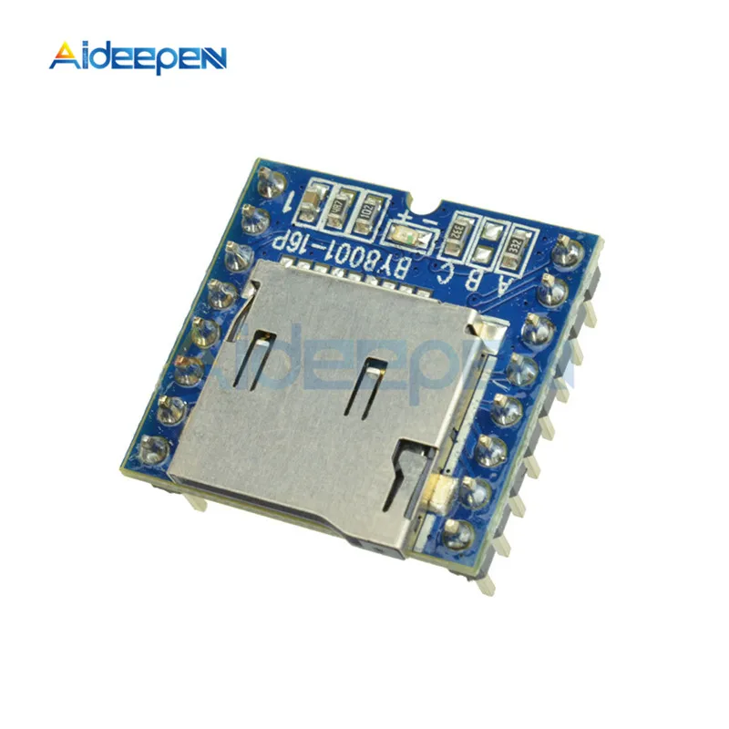 BY8001-16P мини mp3-плеер модуль TF Micro SD u-диск IY Kit Электронная Печатная плата MP3 плеер