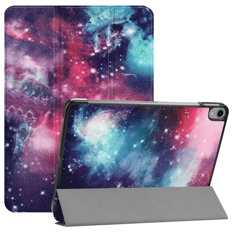 Galaxy Умный Магнитный чехол для нового iPad Pro 11, ультратонкий противоударный чехол-подставка из искусственной кожи для iPad Pro 11, чехол - Цвет: Galaxy