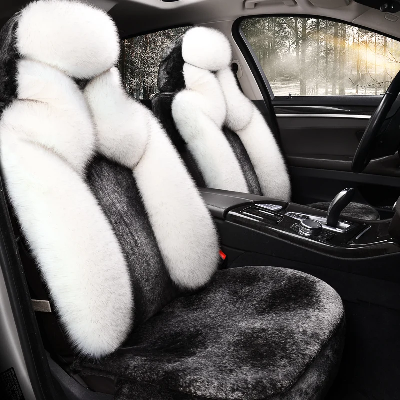 

Winter warm car seat cover long plush smooth car seat cover for BWM X1 X3 X4 X5 g30 e30 e34 e36 e38 e39 e46 e53 e60 F series