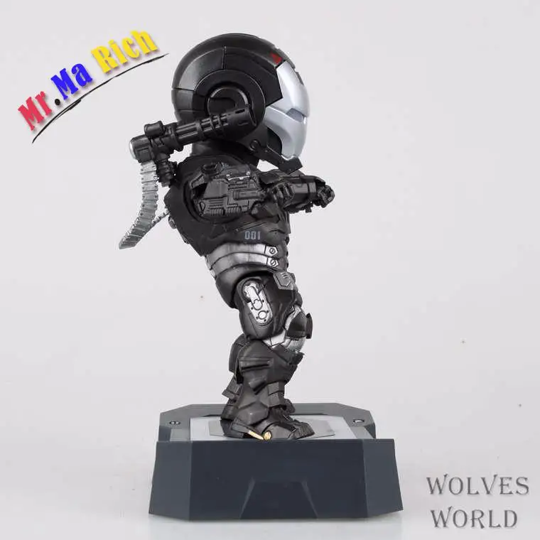 17 см хит продаж 3 цвета Железный человек 2 Mark Iv яйцо атака со светодиодным