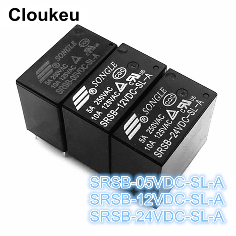 

100pcs Relay DIP4 SRSB-05VDC-SL-A SRSB-12VDC-SL-A 5А