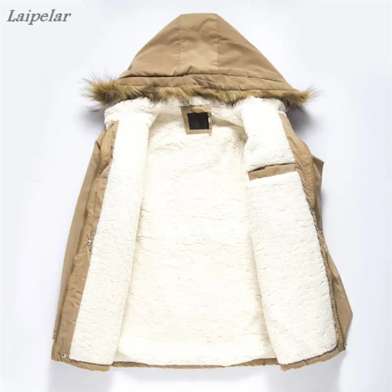 Мужское облегающее длинное пальто зимнее теплое с капюшоном 4 цвета S-5XL | Мужская